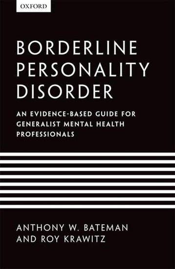 Borderline Personality Disorder - Anthony W. Bateman, Roy Kr, Verzenden, Nieuw