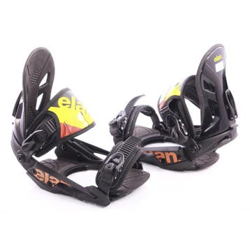 S M snowboard bindingen ELAN XENON, Black/yellow (NIEUWE), Verzenden
