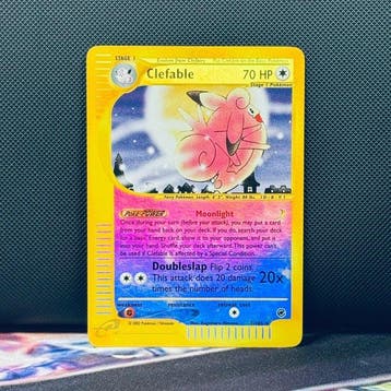 Pokémon Card - CLEFABLE REVERSE HOLO 7 - Pokémon, Nieuw
