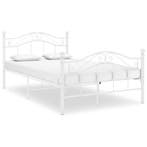 Bedframe wit 120x200 | Retour deal | Sla je slag, Verzenden, Wit, Zo goed als nieuw, Twijfelaar