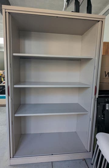 hoge roldeurkast MEWAF, Huis en Inrichting, Ophalen, 100 tot 150 cm, Meerdere deuren, 150 tot 200 cm