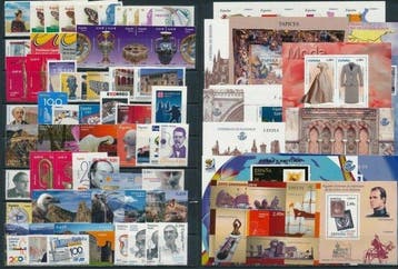 Espagne 2010/2010 - Espagne. Année complète 2010, Timbres & Monnaies
