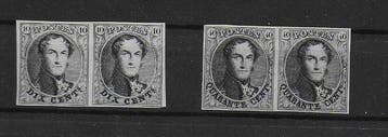 België 1850/1929 - Samenstelling van klassieke, Postzegels en Munten, Gestempeld