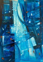 Pol Art Studio 100 x 79 cm - Abstracción Geométrica en Tonos