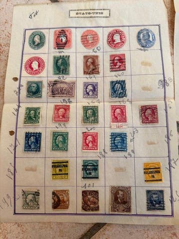 Wereld 1846/1945 - Zeldzame postzegelverzameling uit de hele, Gestempeld