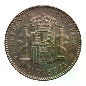 Spanje. 1 Peseta Alfonso XIII 1899 Madrid
