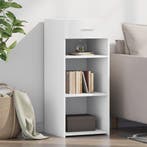 vidaXL Dressoir 40x42,5x93 cm bewerkt hout wit, Huis en Inrichting, Kasten | Dressoirs, Verzenden, Nieuw