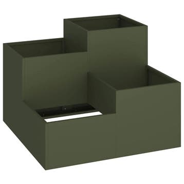 Bloempot Staal 80x80cm: Retour deal, OP = OP! (plantenbak), Verzenden, Zo goed als nieuw, Metaal, 60 tot 100 cm