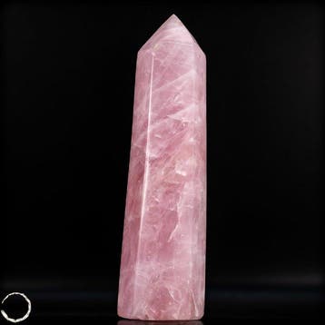Prachtige rozenkwarts-obelisk – Symbool van liefde en, Verzamelen
