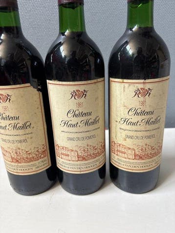 1981 Château Haut Maillet (Robbers en v/d Hoogen bottling) -, Verzamelen, Nieuw