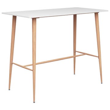 vidaXL 7-delige Barset wit en grijs, Huis en Inrichting, Complete eetkamers, Verzenden, Nieuw
