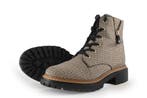 Rieker Veterboots in maat 41 Beige, Kleding | Dames, Schoenen, Verzenden, Beige, Overige typen, Zo goed als nieuw