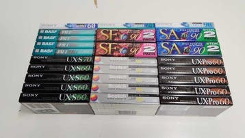 Scotch, TDK, Sony, BASF, JVC - XSII 90 - UX-Pro 60 - UX-S 60