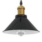 vidaXL Hanglamp in hoogte verstelbaar E27 Ø22 cm metaal, Verzenden, Nieuw
