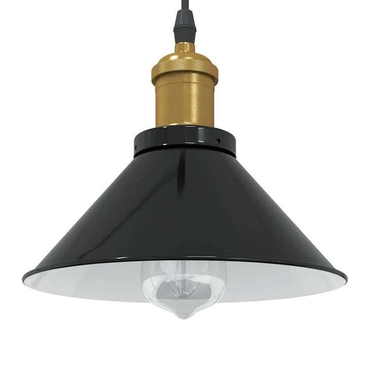 vidaXL Hanglamp in hoogte verstelbaar E27 Ø22 cm metaal, Maison & Meubles, Lampes | Autre, Envoi