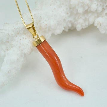 Koraal - Zilver, Verguld, Zonder reservering - Ketting met