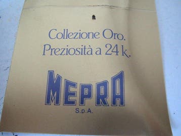 Mepra - Plaque de charge (6) - Acier, Plaqué or - bordure