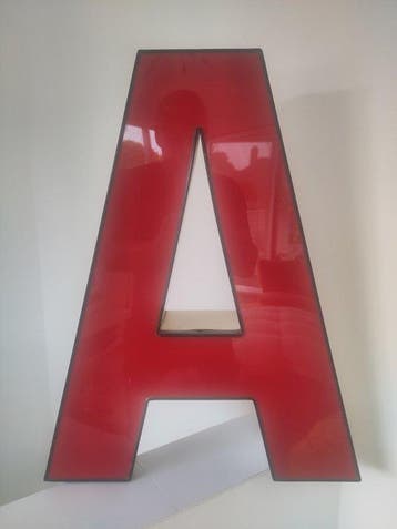 Équipement industriel - Typographie : lettre « A » -