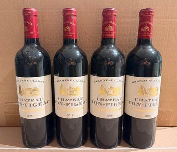 2015 x4 Château Yon-Figeac; 2014 Château La Dominique; 2010, Nieuw