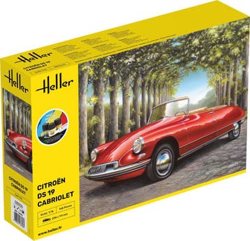 Heller 56796 STARTER KIT Citroen DS 19 Cabriolet Bouwpakket, Hobby en Vrije tijd, Modelbouw | Auto's en Voertuigen, Verzenden