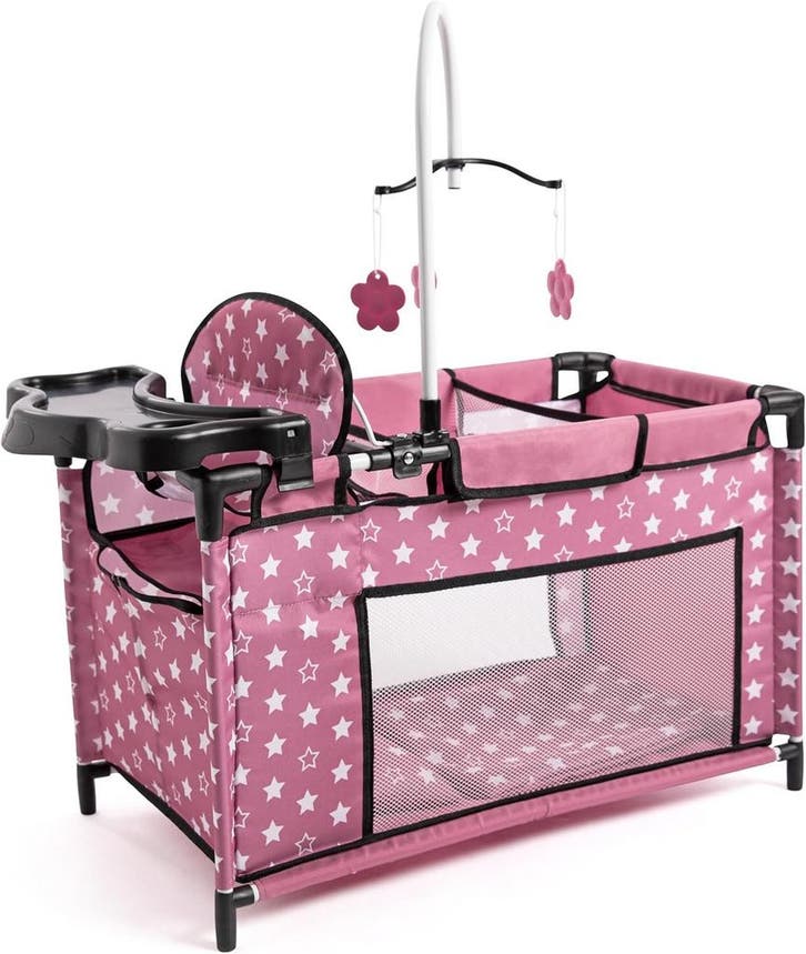 Bayer Poppenbed 5-in-1 | -40% Retour Deal | Sla je slag!, Kinderen en Baby's, Speelgoed | Poppenhuizen, Zo goed als nieuw, Accessoires