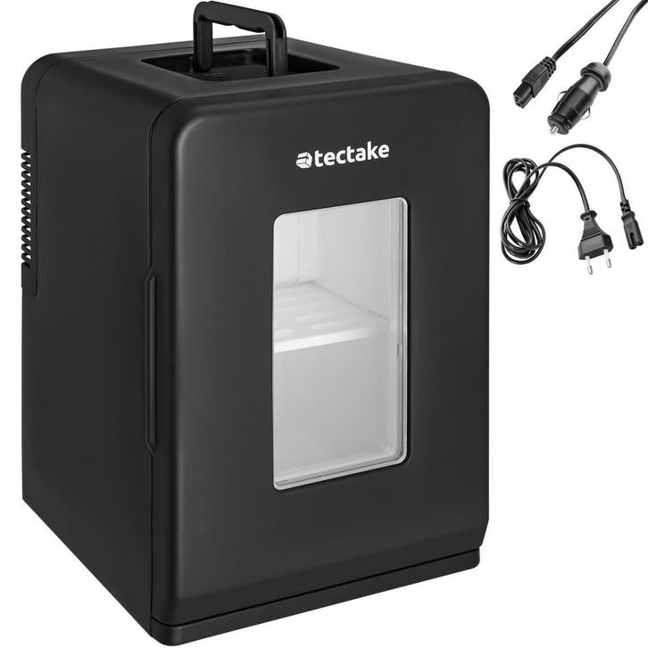 tectake Draagbare mini-koelkast met 2 in 1 functie 27x31x41c, Electroménager, Réfrigérateurs & Frigos, Envoi