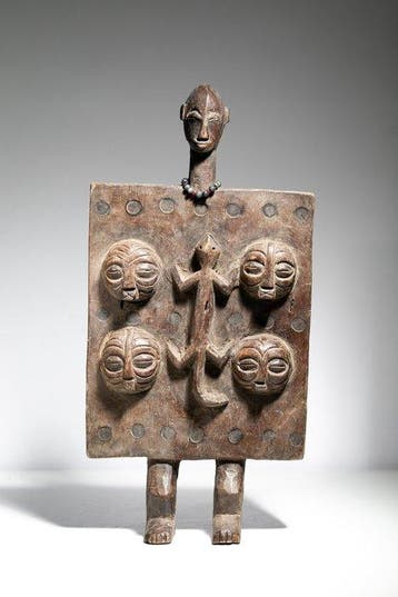 Tablette de divination Lukasa anthropomorphe - Luba Songye -
