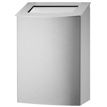 Wandafvalbak | WINGS | RVS (Geborsteld) | 20L | Duwdeksel |, Verzenden