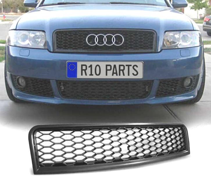 CALANDRE AUDI A4 B6 00-04 LOOK RS NOIR, Autos : Pièces & Accessoires, Carrosserie & Tôlerie, Envoi