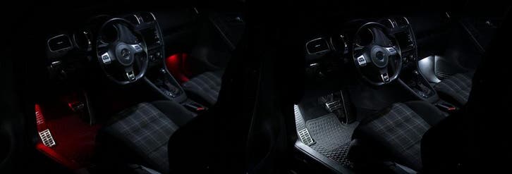 LED Verlichtingsset Voetenruimte | Rood of Wit voor BMW, Autos : Divers, Tuning & Styling, Enlèvement ou Envoi