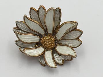 Sans prix de réserve - Broche Argent, Plaqué or - Broche en