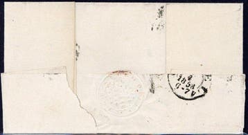 Thurn und Taxis 1862 - „2” naast K2 „Allendorf” op, Gestempeld