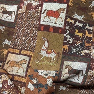 Meubelstof - 450 cm - 145 cm - Chinees-stijl stof