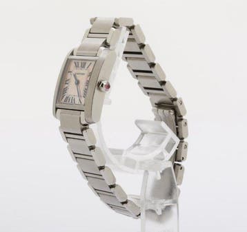 Cartier - Tank Française SM - W51028Q3 - Femme - 2000-2010, Nieuw