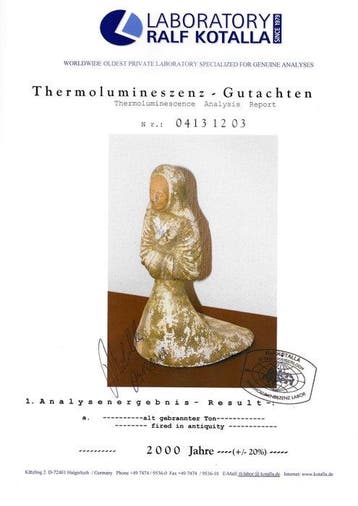 Oud-Chinees, Han-dynastie Terracotta Zeldzame Minqi Chinese