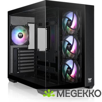 Thermaltake View 380 TG ARGB Midi Tower Zwart, Verzenden