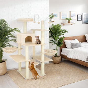 Krabpaal Lilou 165cm - beige, Dieren en Toebehoren, Verzenden, Nieuw