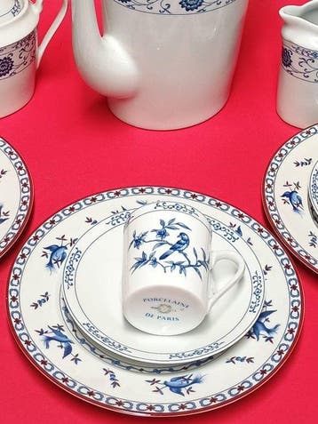 Porcelaine de Paris - Tafelservies (21) - Porselein -, Antiek en Kunst