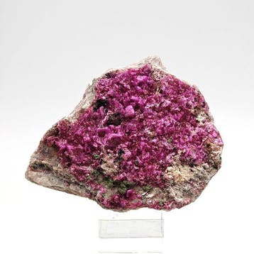 RARISSIME KOLWEZITE VERTE sur COBALTOCALCITE FUCHSIA, Collections
