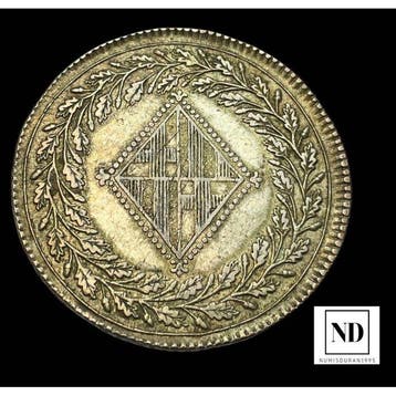 Espagne. Cataluña Napoleónica. 5 Pesetas 1812 - Barcelona