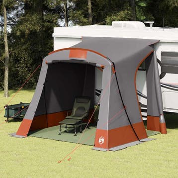vidaXL Achterkleptent -persoons 285 x 255 x 245 cm Grijs en, Verzenden, Nieuw