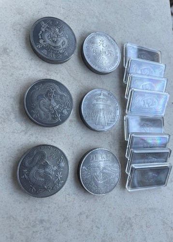 États-Unis. Medal 8 oz Titanium Coins Dragons (Sans prix de