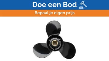 Bieden: Michigan Match 3-Blade Aluminum Propeller 13x19 RH, Watersport en Boten, Ophalen of Verzenden, Nieuw