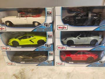 Maisto 1:18 - Model sportwagen (6) - Varios