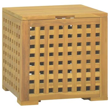 vidaXL Touwkist 40x40x40 cm massief teakhout, Tuin en Terras, Verzenden, Nieuw