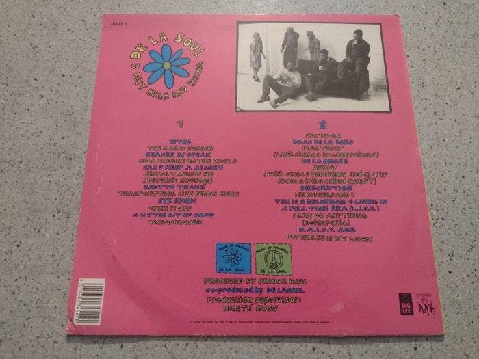 De La Soul - 3 feet high and rising - 1st UK pressing -, CD & DVD, Vinyles Singles