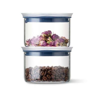 Vacuüm Vershoudbakje 2x 400ml Glas - Vacumeermachine, Verzenden
