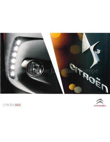 2010 CITROEN DS3 BROCHURE NEDERLANDS, Boeken, Nieuw