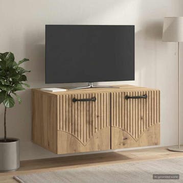 vidaXL Wandmontage TV-kast 59,5 x 41 x 30 cm Artisanaal, Verzenden