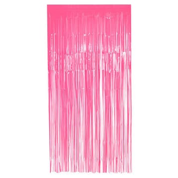 Neon Roze Deurgordijn 2m, Verzenden, Nieuw